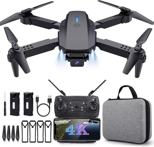 Advanced 4K Mini Drone with Live Video Camera and Wifi FPV Capability - Perfect for Both Adults and Beginners